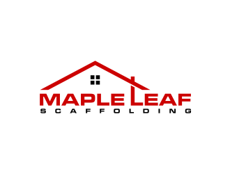 Maple Leaf Scaffolding logo design by ammad