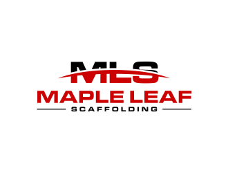 Maple Leaf Scaffolding logo design by ammad