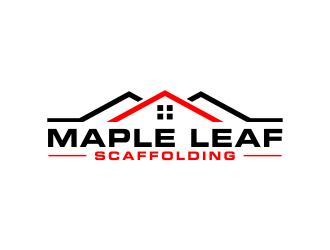 Maple Leaf Scaffolding logo design by akhi
