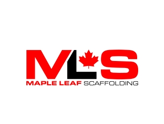 Maple Leaf Scaffolding logo design by MarkindDesign
