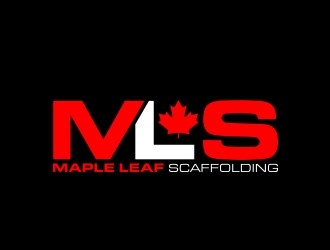 Maple Leaf Scaffolding logo design by MarkindDesign