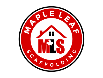 Maple Leaf Scaffolding logo design by Girly