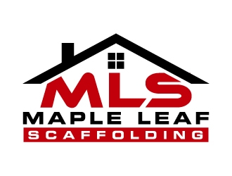 Maple Leaf Scaffolding logo design by LogOExperT