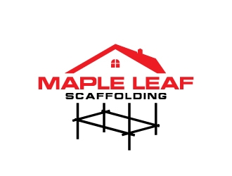 Maple Leaf Scaffolding logo design by MUSANG