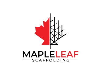Maple Leaf Scaffolding logo design by sanworks