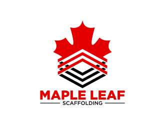 Maple Leaf Scaffolding logo design by ekitessar