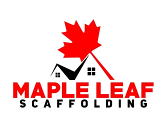 Maple Leaf Scaffolding logo design by DreamLogoDesign