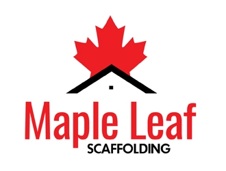 Maple Leaf Scaffolding logo design by DreamLogoDesign
