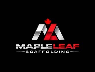 Maple Leaf Scaffolding logo design by usef44