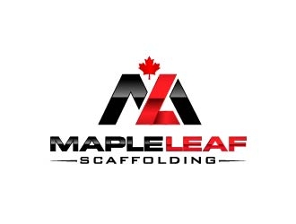 Maple Leaf Scaffolding logo design by usef44