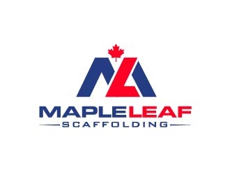 Maple Leaf Scaffolding logo design by usef44