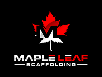 Maple Leaf Scaffolding logo design by ubai popi