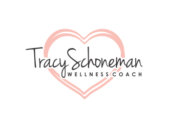 Tracy Schoneman Wellness Coach logo design by Girly