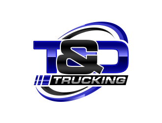 T&D Trucking logo design by ProfessionalRoy