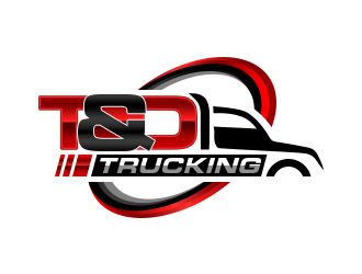 T&D Trucking logo design by ProfessionalRoy