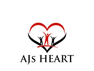 AJs Heart logo design by tec343