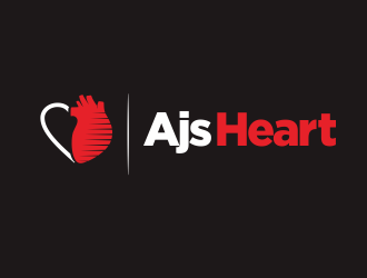 AJs Heart logo design by YONK