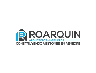 ROARQUIN CONSTRUCTORA  logo design by rokenrol