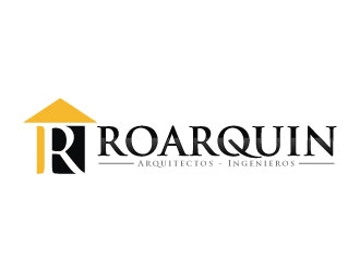 ROARQUIN CONSTRUCTORA  logo design by sanworks