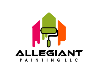 Allegiant Painting LLC logo design by JessicaLopes