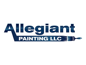 Allegiant Painting LLC logo design by SteveQ
