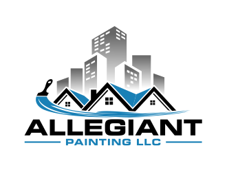 Allegiant Painting LLC logo design by cintoko