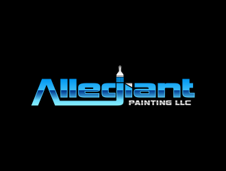 Allegiant Painting LLC logo design by yunda