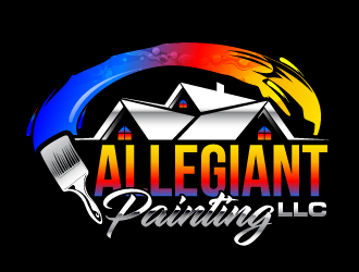 Allegiant Painting LLC logo design by PRN123