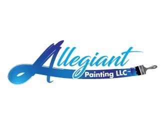 Allegiant Painting LLC logo design by usef44