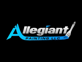 Allegiant Painting LLC logo design by LogOExperT