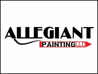 Allegiant Painting LLC logo design by decaviar13