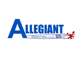 Allegiant Painting LLC logo design by AamirKhan