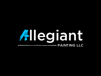 Allegiant Painting LLC logo design by berkahnenen