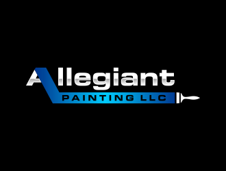 Allegiant Painting LLC logo design by ubai popi