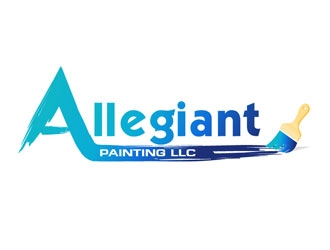 Allegiant Painting LLC logo design by LogoInvent