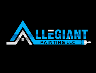 Allegiant Painting LLC logo design by agus