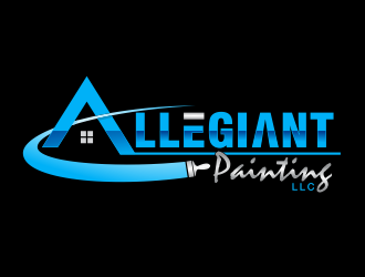 Allegiant Painting LLC logo design by agus