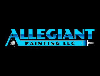 Allegiant Painting LLC logo design by BeDesign