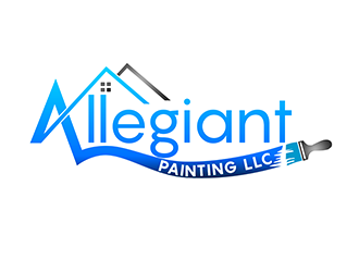 Allegiant Painting LLC logo design by 3Dlogos