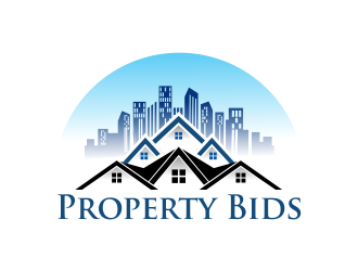Property Bids  logo design by Girly