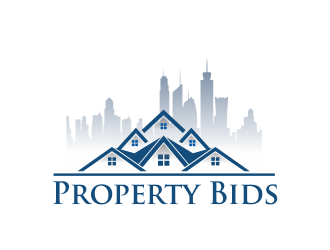 Property Bids  logo design by Girly