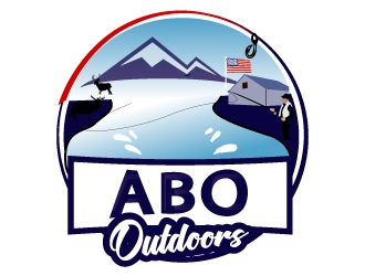 ABO OUTDOORS logo design by AamirKhan
