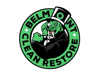 Belmont Clean   Restore logo design by Suvendu