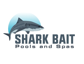 Shark Bait Pools and Spas logo design by AamirKhan
