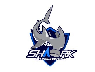 Shark Bait Pools and Spas logo design by SmartTaste
