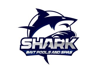 Shark Bait Pools and Spas logo design by SmartTaste
