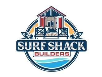 Surf Shack Builders logo design by DreamLogoDesign