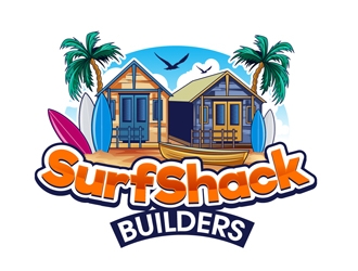 Surf Shack Builders logo design by DreamLogoDesign