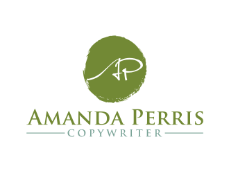 Amanda Perris - copywriter logo design by nurul_rizkon