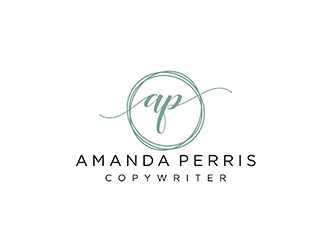 Amanda Perris - copywriter logo design by ndaru